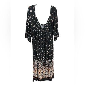 I.N. Studio Black and White Patterned Dress